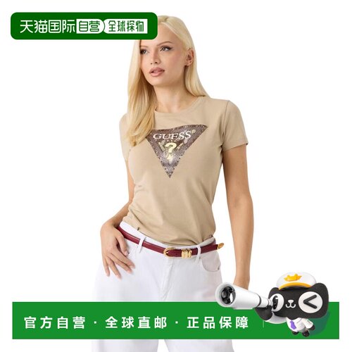 欧洲直邮GUESS 女士T恤 W6YI31K4350A117 AW2026 【付后1h可退】