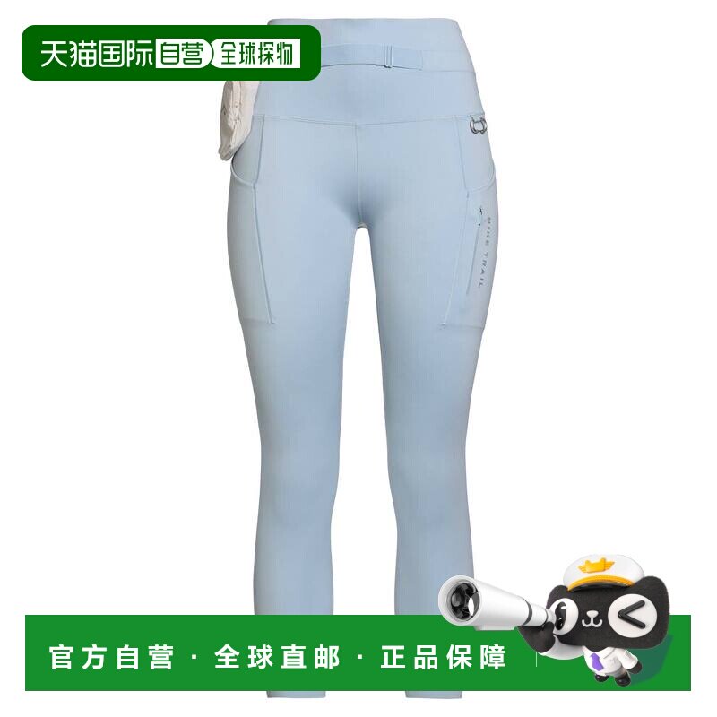 香港直邮Nike 耐克 女士 打底裤 BLUE 蓝色时尚舒适紧身裤运动