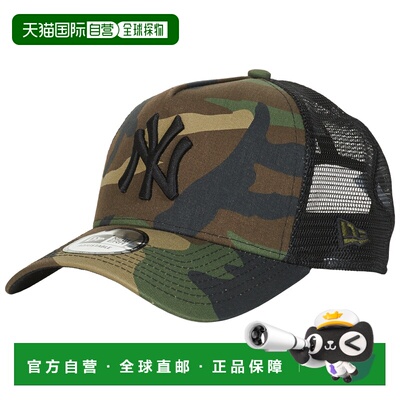 欧洲直邮New Era  CLEAN TRUCKER NEW YORK YANKEES 男女配饰鸭舌