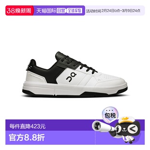 自营欧洲直邮ON昂跑 THE ROGER系列男士白色/黑色聚酯纤维网球运