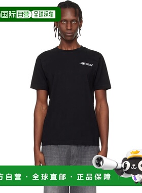 1h可退 香港直邮off-white 男士 黑色 Ink Arrow Slim Logo T恤 O