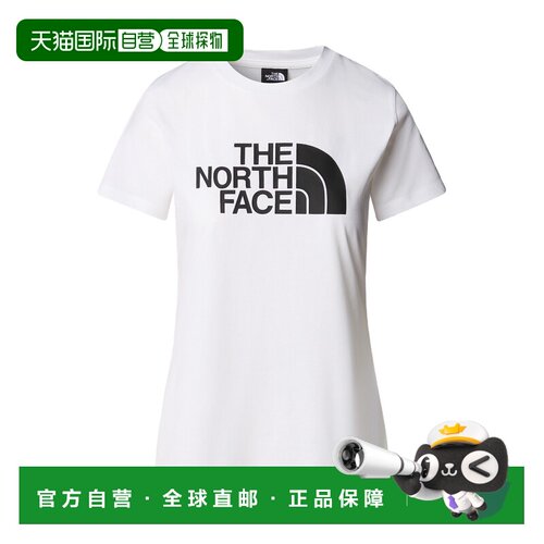 1h可退 香港直邮THE NORTH FACE 女士T恤 NF0A8A6DFN41 SS2025 白