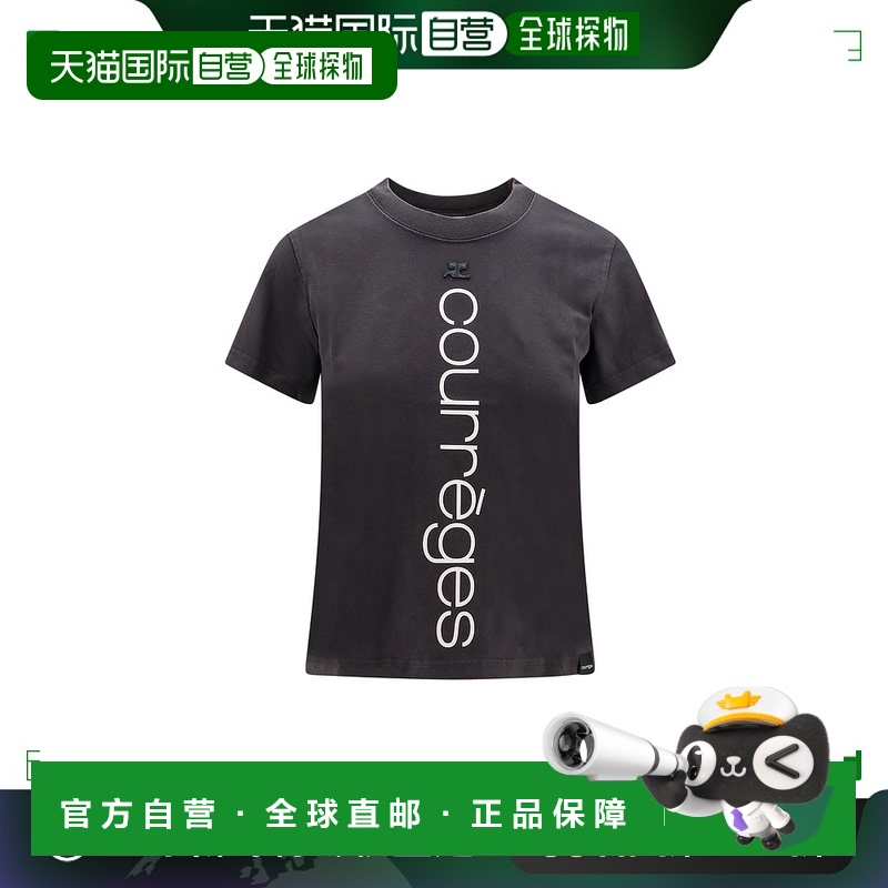 欧洲直邮courreges 女士 上装T恤短袖
