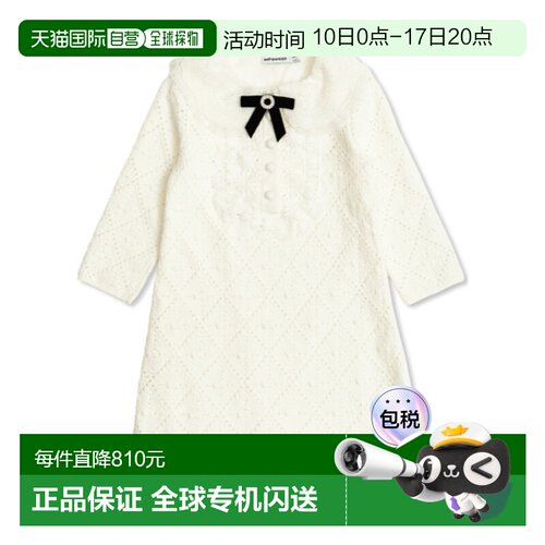 1h可退 香港直邮Self-Portrait 圆领连衣裙 AW25728S长袖针织