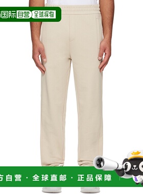 香港直邮Moncler 盟可睐 男士 灰白色运动裤 K20918H0000289AZY