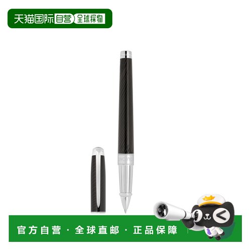自营欧洲直邮S.T. Dupont都彭 Line d eternity黑色黄铜马鬃纹滚