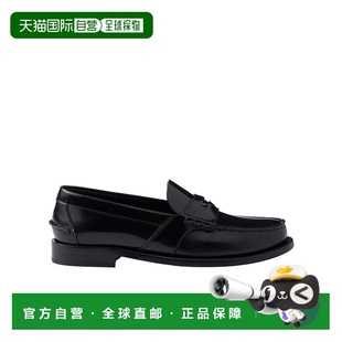 一脚蹬 1D820N055F020普拉达单鞋 香港直邮Prada 圆头乐福鞋