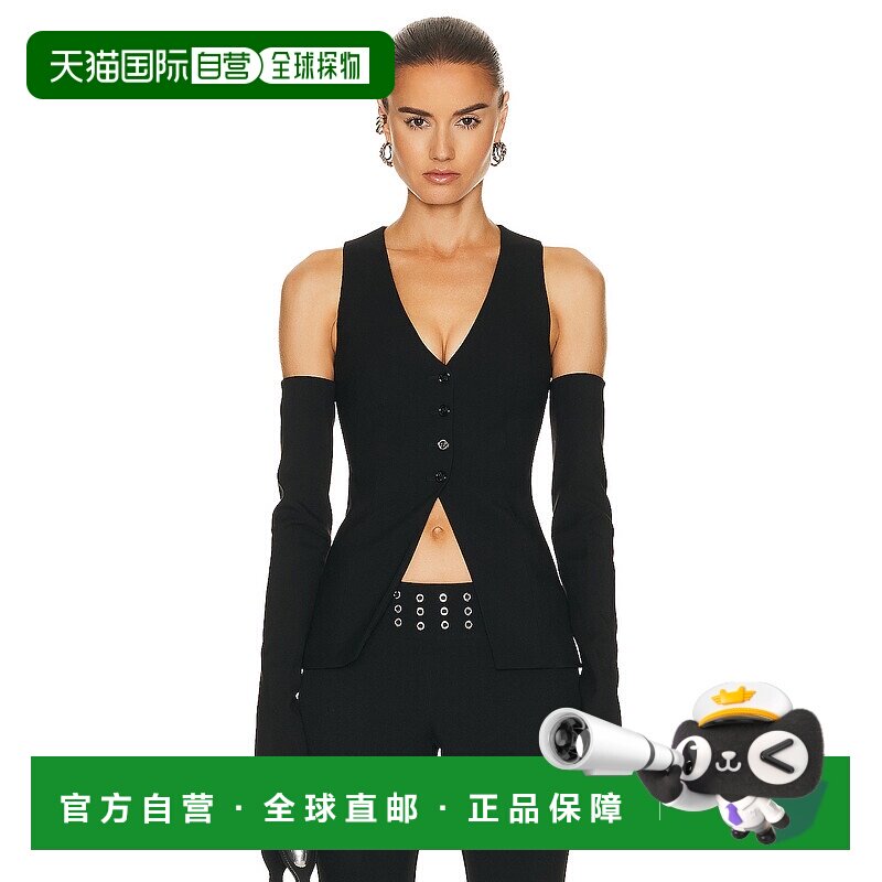 1h可退 香港直邮Blumarine 蓝色情人 女士 长袖马甲 A322C238A