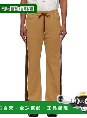 1h可退 香港直邮Casablanca 男士 棕色 & 驼色 Chenille Panelled