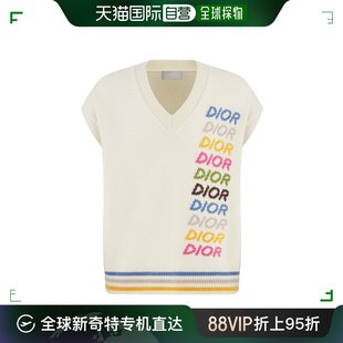 crov Men 羊毛羊绒嵌花针织毛衣 香港直邮DIOR