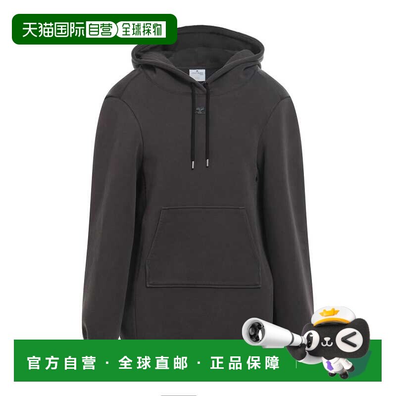 1h可退 香港直邮Courreges 男士 连帽卫衣 grey灰色 舒适时尚
