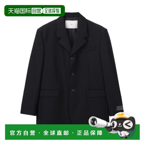香港直邮DUNST 男士西服 UDJA6A103BKBLACK SS2026 黑色 长袖西装