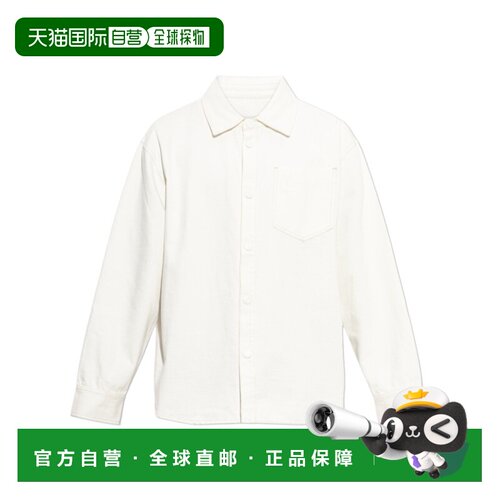 1h可退 香港直邮Ami Paris 男士衬衫 UJK918DE0134136 AW2026 白