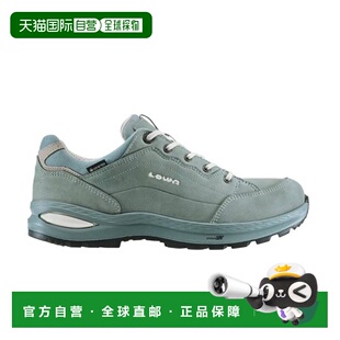自营欧洲直邮LOWA RENEGADE女士沙色/米白色牛巴革低帮徒步鞋