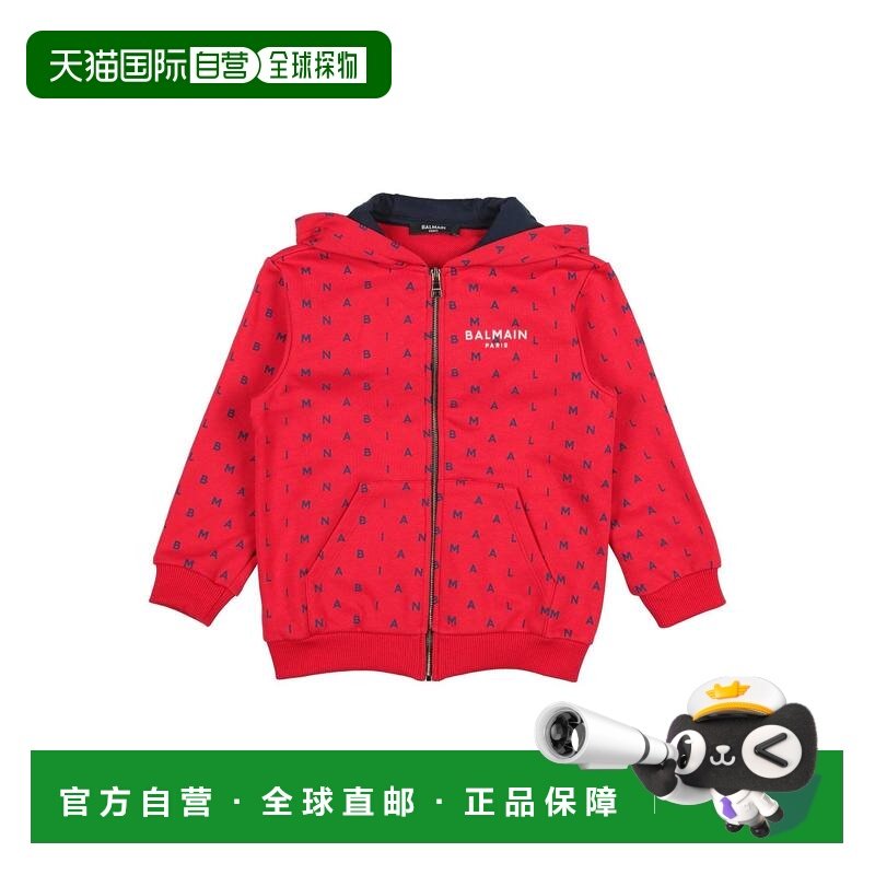 1h可退 香港直邮Balmain 巴尔曼 女童 运动衫童装 red红色 舒适时,童装/婴儿装/亲子装,卫衣/绒衫,淘宝优惠券,粉丝福利购,淘宝优惠卷