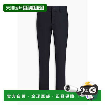 1h可退 香港直邮Dunhill 登喜路 男士 棉混纺府绸斜纹棉布裤 DUCM