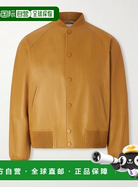 1h可退 香港直邮Givenchy 纪梵希 男士 皮革宽身束腰夹克 BM01FQ6