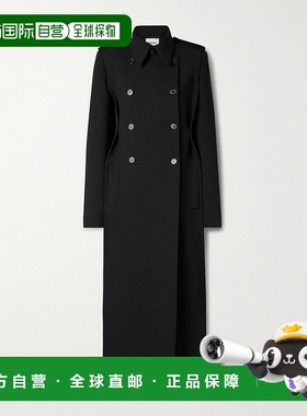 1h可退 香港直邮KHAITE 女士 Alton 双排扣绉纱大衣 71444114