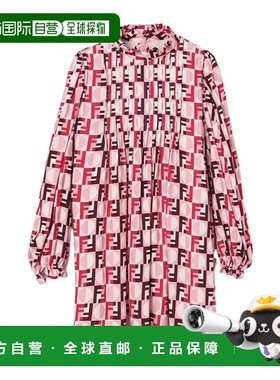 香港直邮Fendi 长袖连衣裙 JFB809AYMM