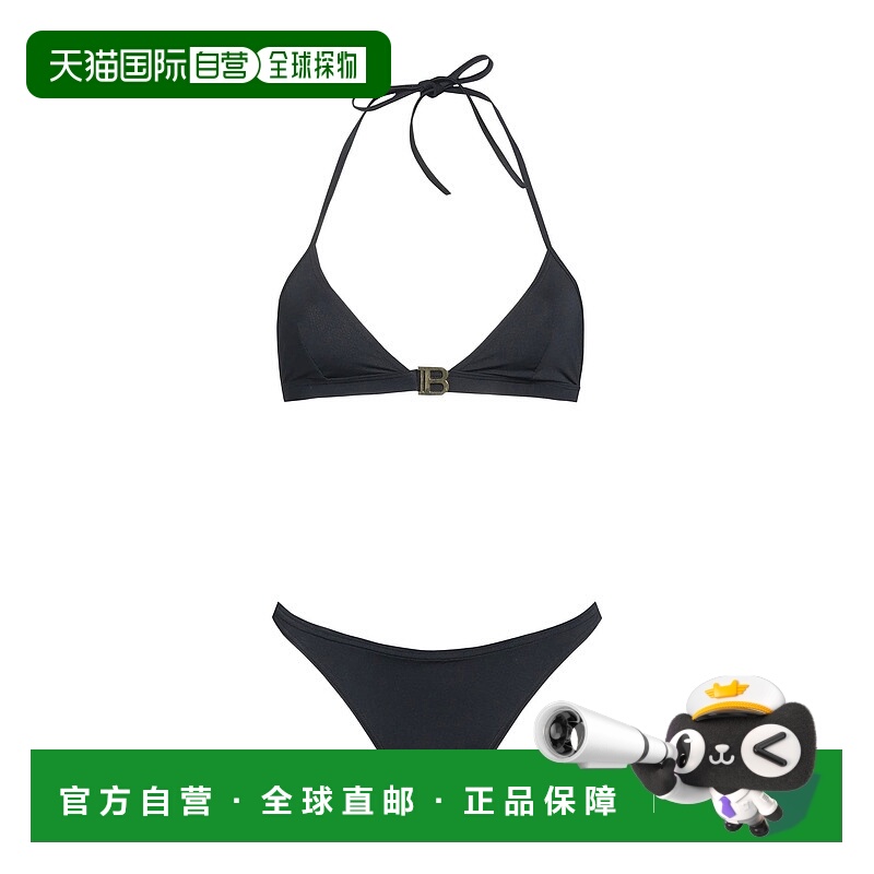 1h可退 香港直邮Balmain 巴尔曼 女士 比基尼 black黑色 舒适时尚