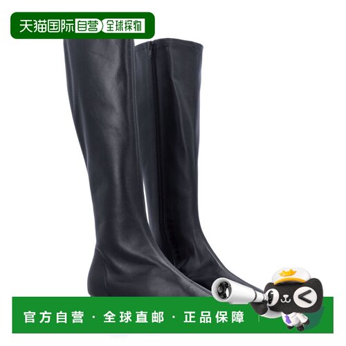 1h可退 香港直邮BY FAR 女士 Edie 皮质靴子 19FWEDIDBLLBK001