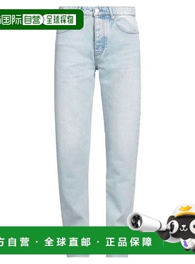 香港直邮Ami Paris 男士 直筒裤 blue蓝色 舒适时尚