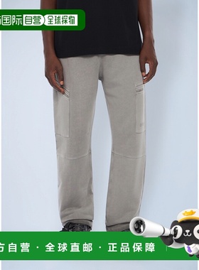 1h可退 香港直邮off-white 男士 洗衣斜纹工装运动裤 OMCH059F25F