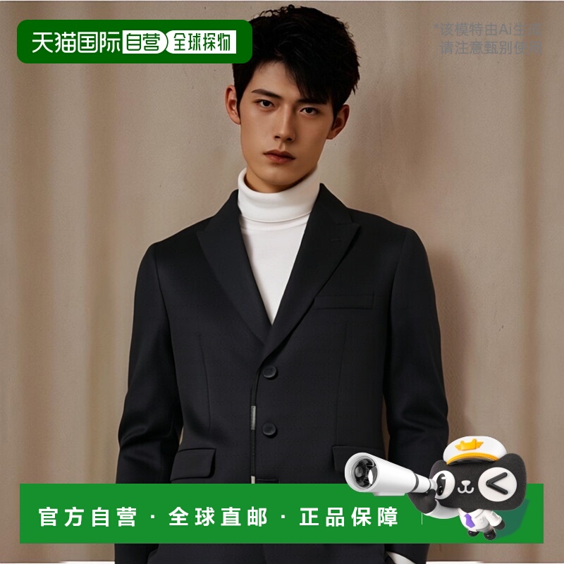 香港直邮Emporio Armani 单排扣羊毛大衣 P1L640P1641阿玛尼