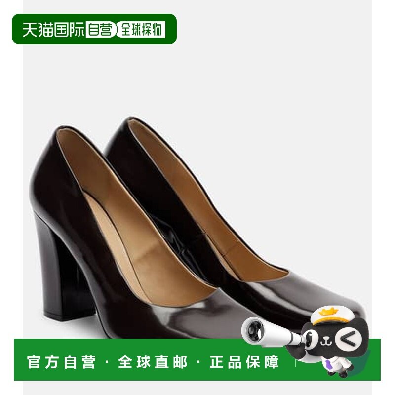 香港直邮The Row 女士 Penelope 皮质浅口鞋 brown棕色 舒适时尚