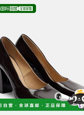 香港直邮The Row 女士 Penelope 皮质浅口鞋 brown棕色 舒适时尚