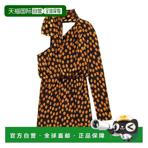 香港直邮Saint Laurent 单肩连衣裙 843094Y4J58性感