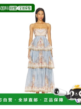 1h可退 香港直邮ZIMMERMANN 女士 Daylight 层叠长款连衣裙 5353D