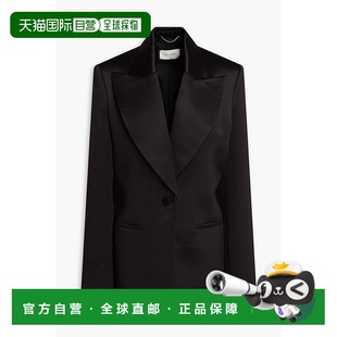 外套 香港直邮magda 真丝羊毛混纺缎面西装 女士 SS23BLAZE butrym