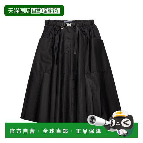 1h可退 香港直邮Prada/普拉达 26SS 口袋半身裙 Women长裙a字裙