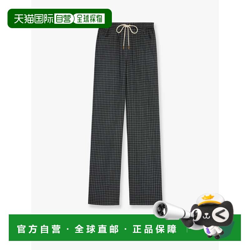 1h可退 香港直邮Celine 思琳 女士 Madras 羊毛羊绒慢跑者裤子 RP