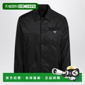 黑色宽身束腰夹克 1h可退 男士 RENYLON 香港直邮Prada 普拉达