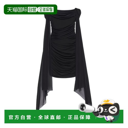 香港直邮Givenchy 垂褶细节连衣裙 BW21YN30YK纪梵希包臀裙