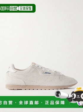 1h可退 香港直邮AUTRY 女士 Windspin 皮革边穿孔绒毛绒面革运动