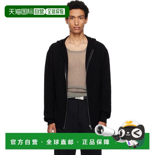 香港直邮rick owens 瑞克 欧文斯 男士 黑色 Tower Dylan 连帽衫