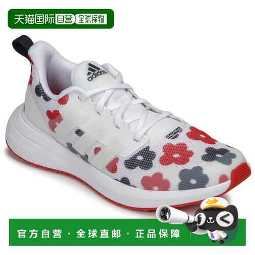 欧洲直邮adidas 女孩鞋 低帮板鞋 白色 春夏 FortaRun 2.0 K