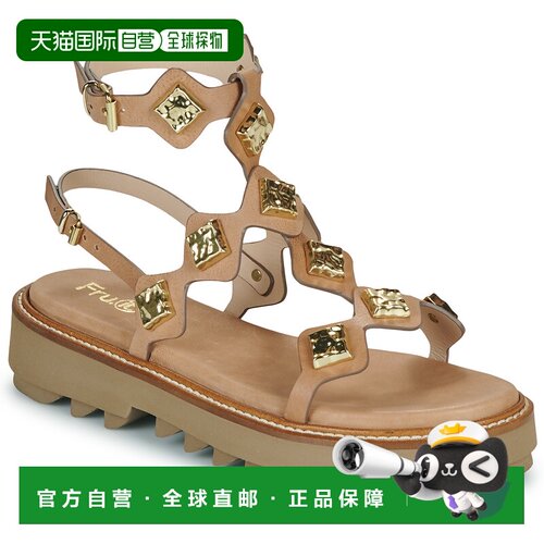 欧洲直邮fruit  女鞋 春夏 凉鞋 9169-100-HELGA-TAUPE-TEXANO-LE