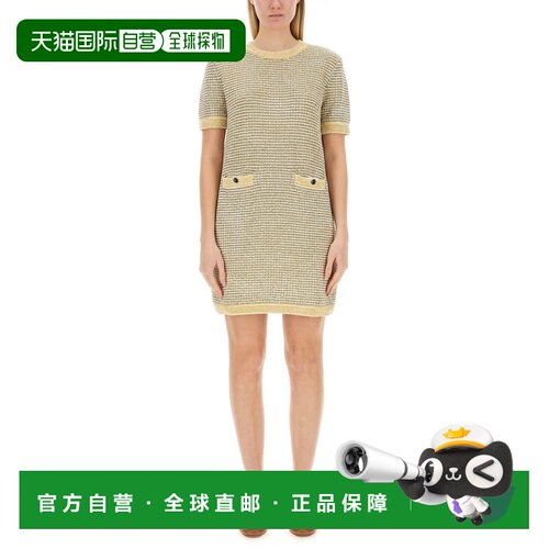 1h可退 香港直邮TORY BURCH 女士连衣裙 157036 CO 白色包臀裙