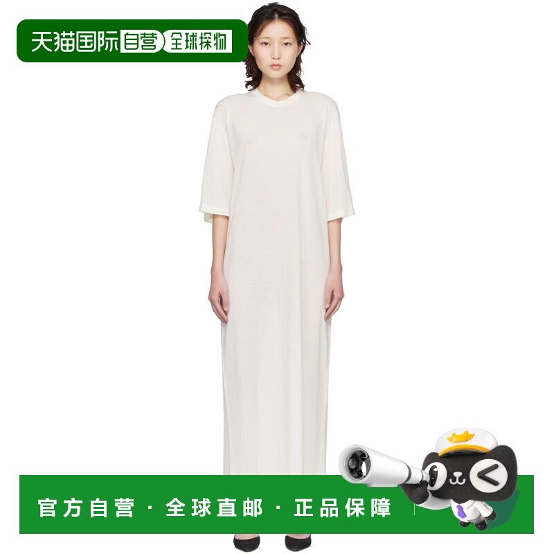 1h可退 香港直邮toteme 女士 灰白色 Merino Knit Tee 连衣裙 261