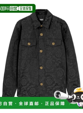 1h可退 香港直邮Versace 长袖衬衫式外套 10174131A16801男装