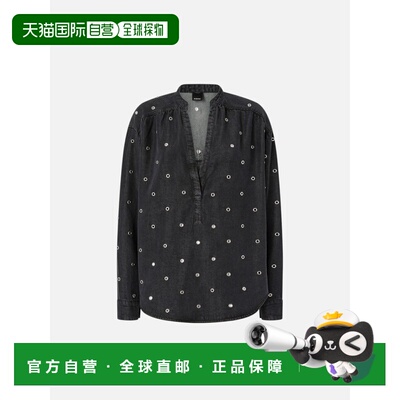 香港直邮PINKO 女士衬衫 105785A33BZ99 SS2026 黑色 PINKO BELLI