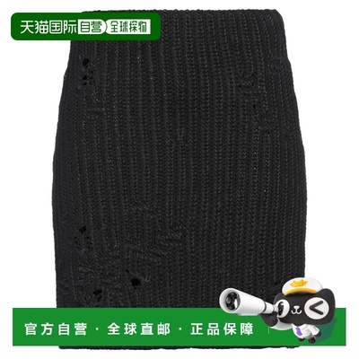 香港直邮J.W. Anderson 女士 迷你半身裙 black黑色 舒适时尚