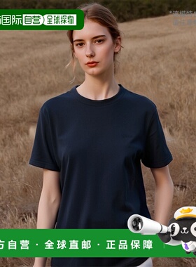 1h可退 香港直邮A.P.C. 女士 APC標誌刺繡圓領T卹 COHBWM26392