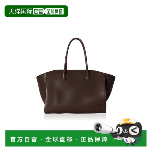 1h可退 美国直邮The Row 女士 Marlo 12 皮革手提包 brown棕色 舒