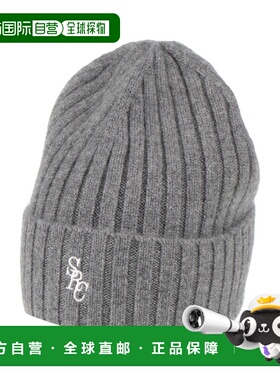 1h可退 香港直邮SPORTY & RICH 女士 帽子 grey灰色 舒适时尚