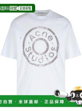 1h可退 Acne Studios 艾克妮 男士 標誌印花圓領 T 卹 CL男装
